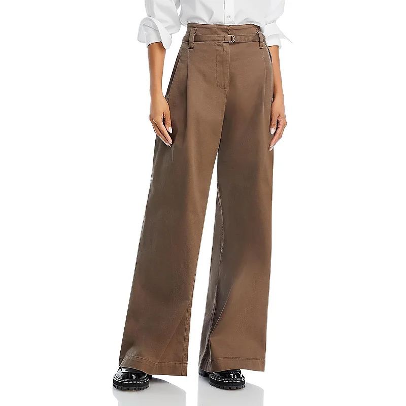 Year-End Clearance Womens Mid Rise Cotton Wide Leg Jeans