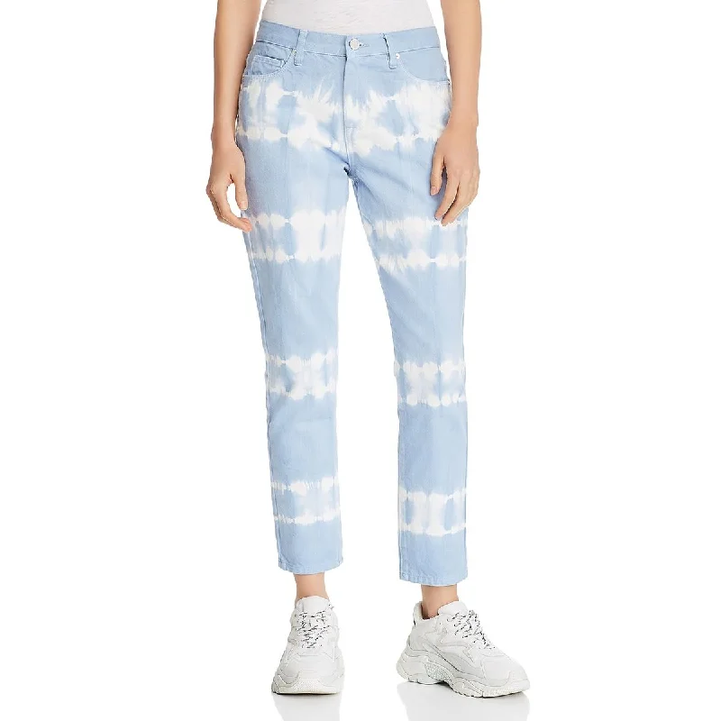 Weekend Offers That Delight Womens Tie-Dye High Rise Straight Leg Jeans