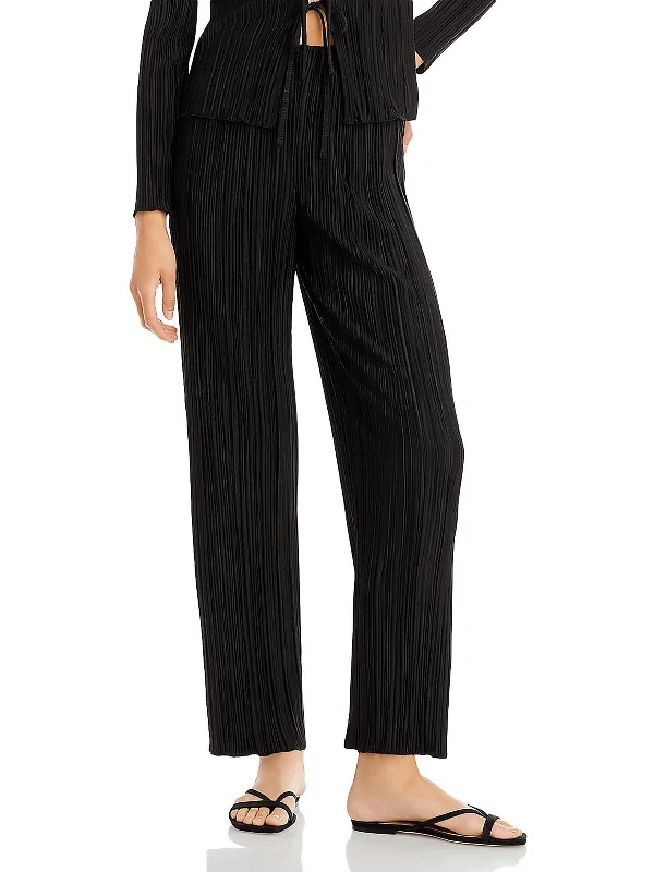 Massive Savings Rowan Womens Pull On Elastic Waist Straight Leg Pants