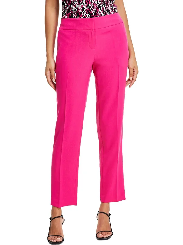 Hurry In Womens Slim Business Straight Leg Pants