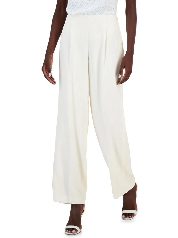Unwind with Weekend Discounts Womens High Rise Wide Leg Wide Leg Pants