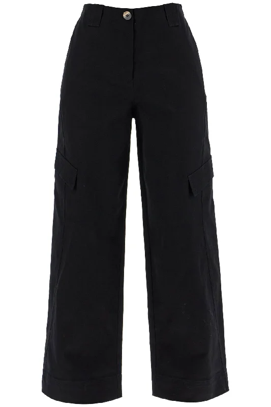 Weekend Deals That Dazzle Ganni Women's Checked Canvas Trousers For Men
