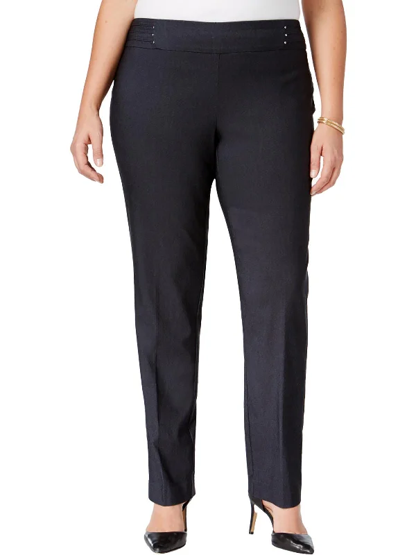 Weekend Specials Just for You Plus Womens Studded High Rise Skinny Pants