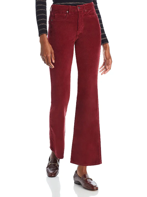 Deep Discounts Womens High Rise Corduroy Bootcut Jeans