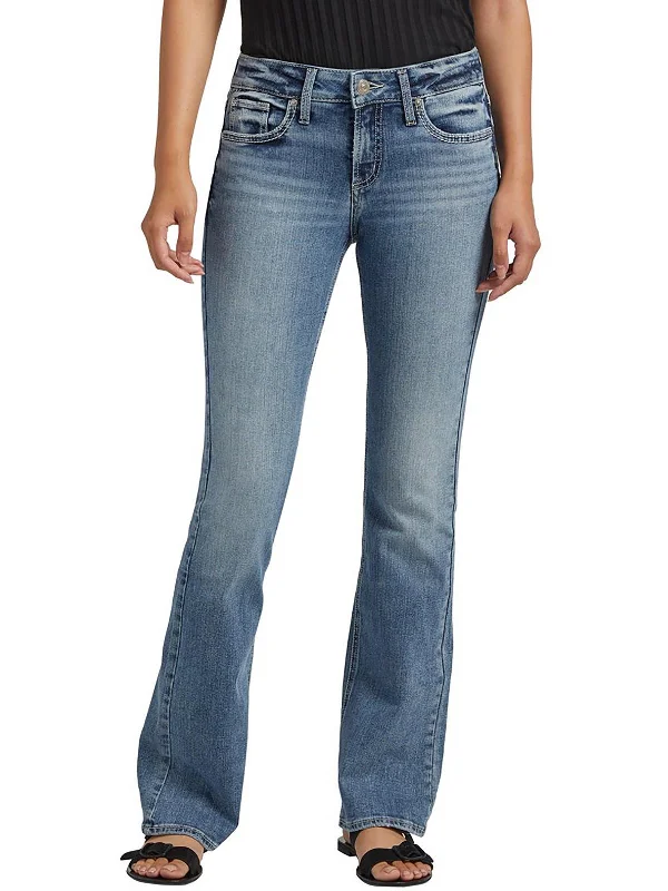 Closeout Sale Suki Womens Mid-Rise Curvy Fit Bootcut Jeans