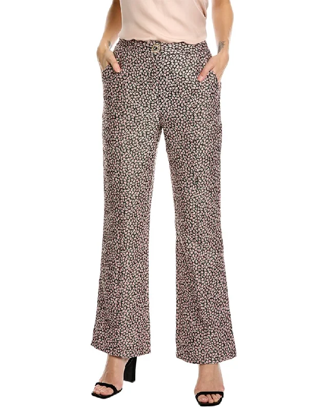 Overstock Clearance SISTER JANE Harvest Jacquard Flared Trouser