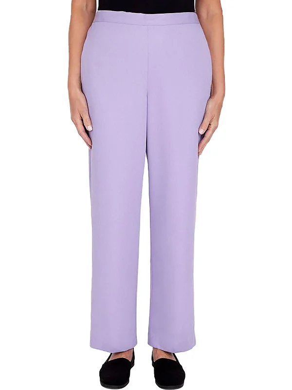 Extra Savings Womens Corduroy High Rise Straight Leg Pants