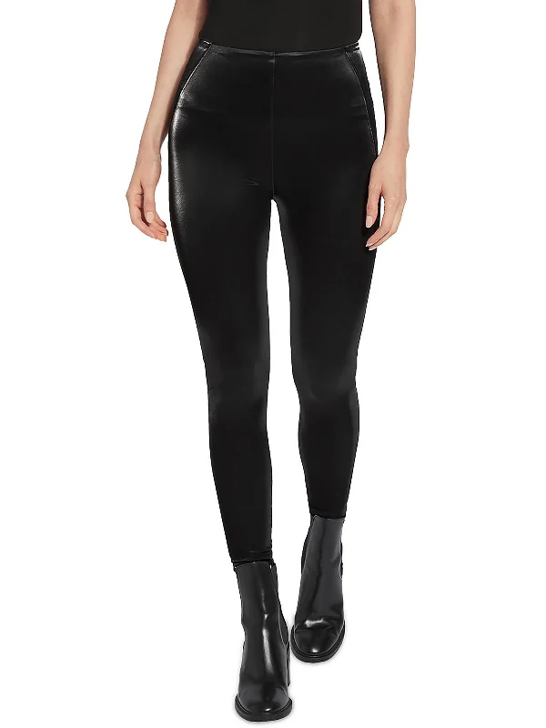 Weekend Specials to Delight Matilda Womens Foil Coated Leggings