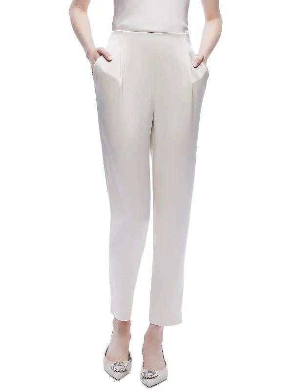 Exclusive Deal Womens Slim Zipper Straight Leg Pants