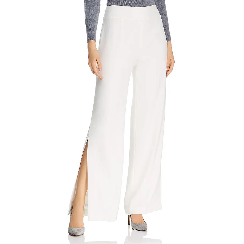 Shop and Save Haidee Womens Slit Wide Leg Dress Pants