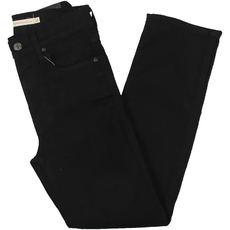 Weekend Savings Sensation a Womens High-Rise Straight Leg Cropped Jeans