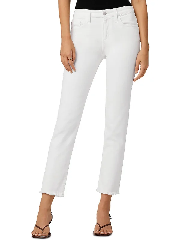 Half Price Lara Womens Ankle Straight Cigarette Jeans