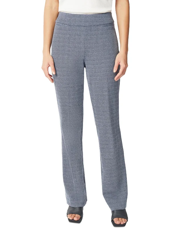 Weekend Deals That Sizzle Womens Herringbone Pull On Bootcut Pants