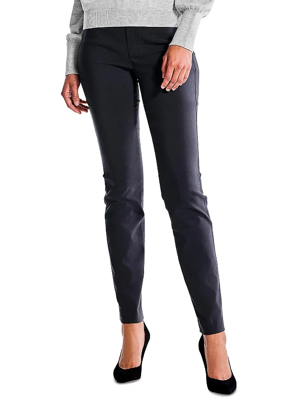 Stock Clearance Womens High Rise Viscose Straight Leg Pants