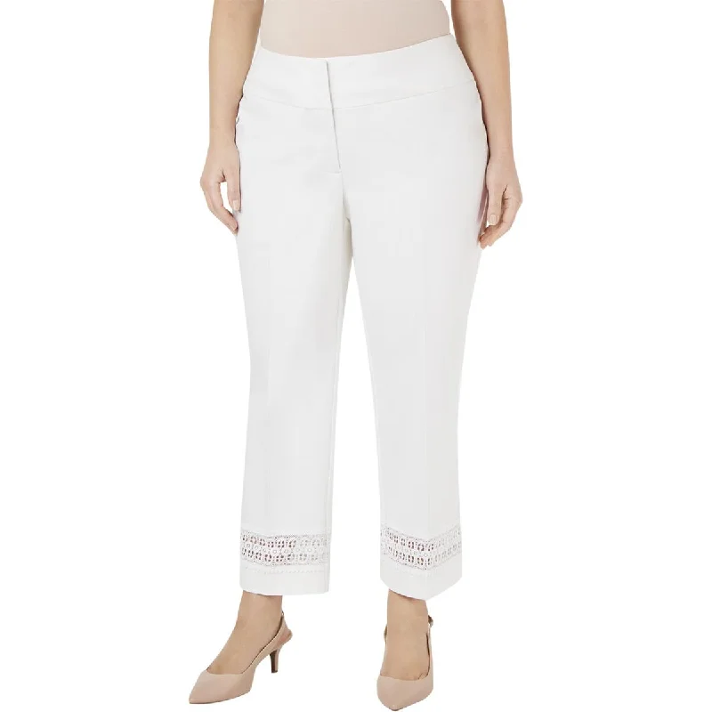 Super Deal Plus Womens Slim Leg Tummy Control Ankle Pants