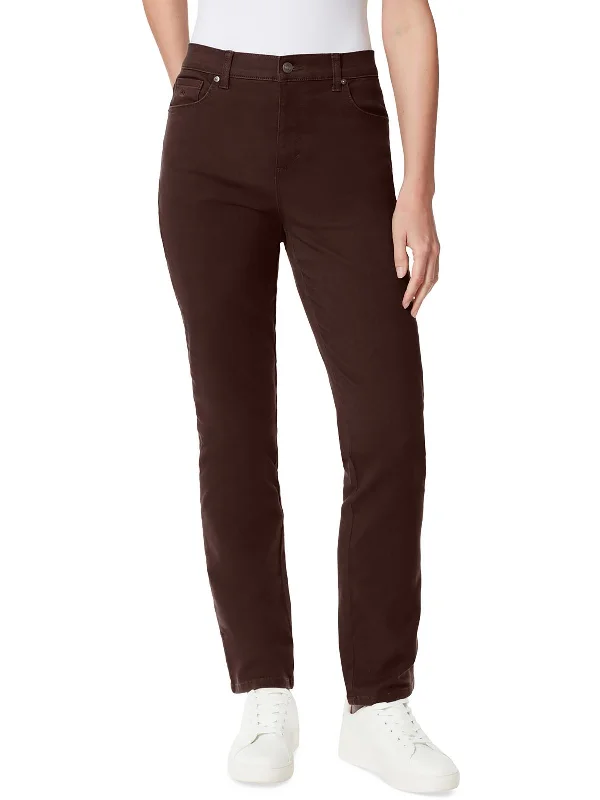 Don't Wait Amanda Womens Classic Rise Tapered Leg Jeans