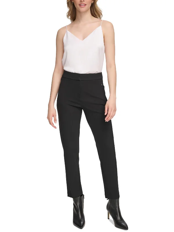 Super Deal Womens Low Rise Business Ankle Pants