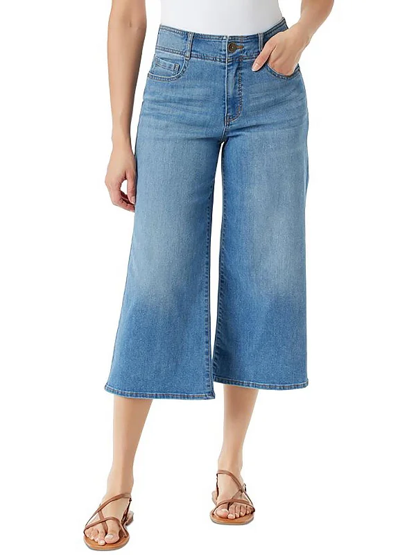 Weekend Savings Spectacular Womens Denim Slimming Cropped Jeans