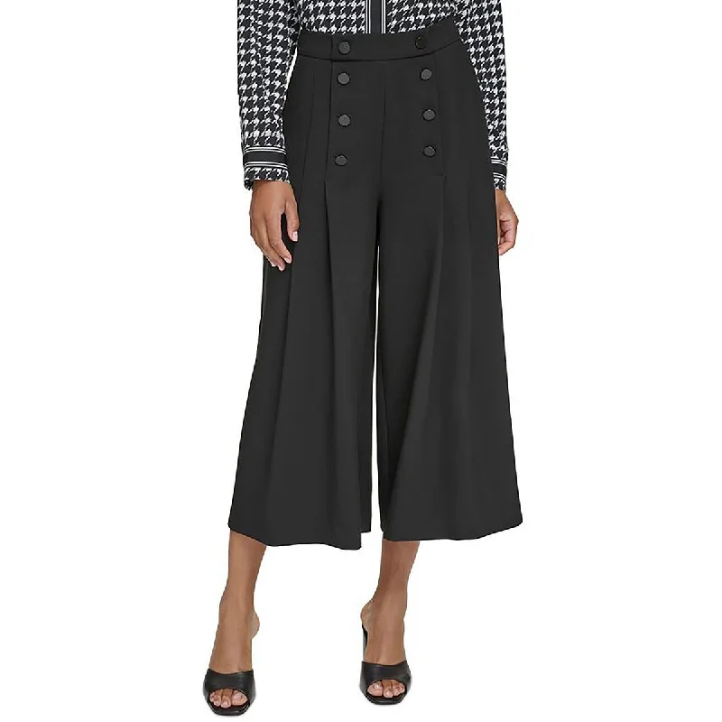 Year-End Sale Womens Button Sailor Wide Leg Pants