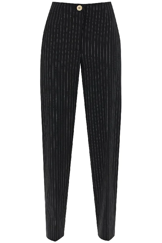 Weekend Offers That Sizzle Ganni Women's Striped Tape Trousers
