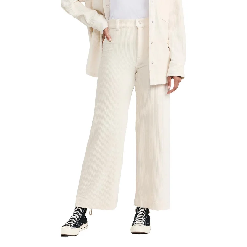 Deal Zone Womens Corduroy Wide Leg Wide Leg Pants