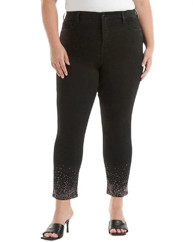 Weekend Offers That Excite Jen7 Plus Black High-Rise Ankle Skinny Jean
