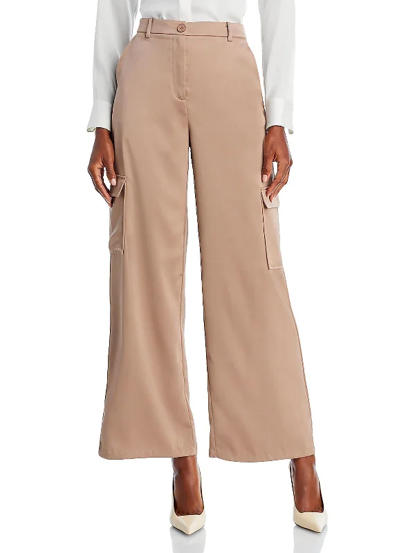 Weekend Discounts Worth Grabbing Womens High Rise Wide Leg Cargo Pants