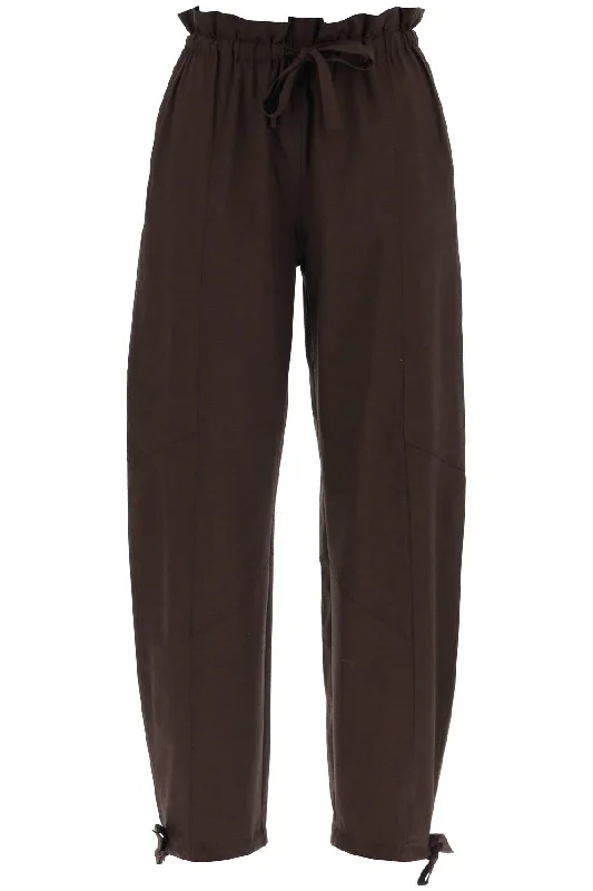 Weekend Specials to Indulge In Ganni Women's Drapey Pants In Lenz