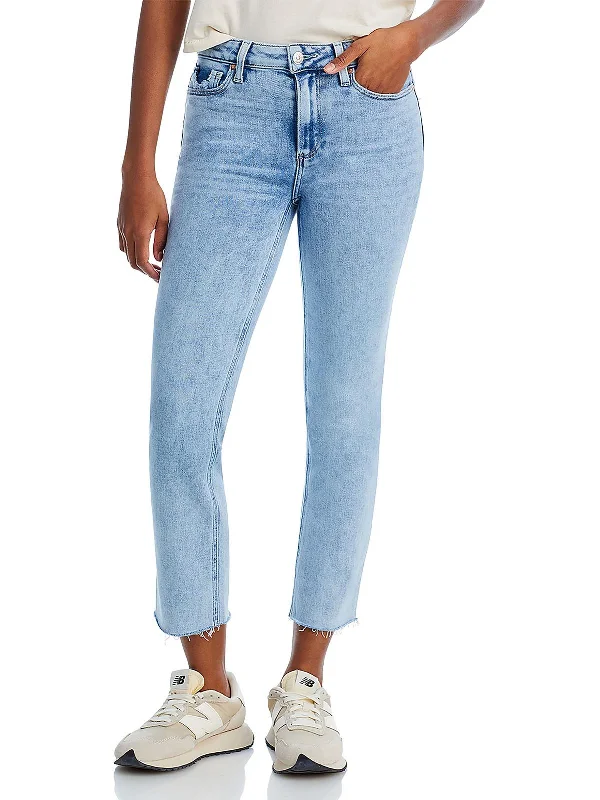Weekend Deals to Make You Happy Cindy Womens High Rise Light Wash Cropped Jeans