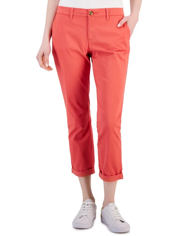 Final Markdown Womens Slim Low Rise Straight Leg Pants