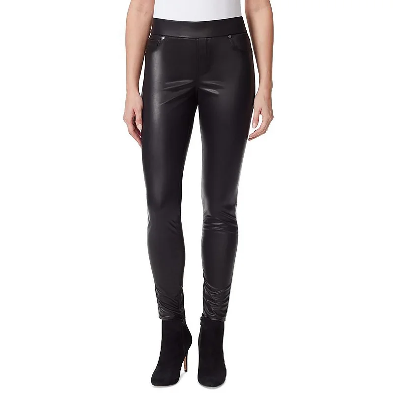 Blowout Sale Avery Womens Faux Leather Slim Skinny Pants
