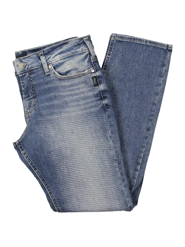 Warehouse Sale Womens Curvy Fit Straight Leg Straight Leg Jeans