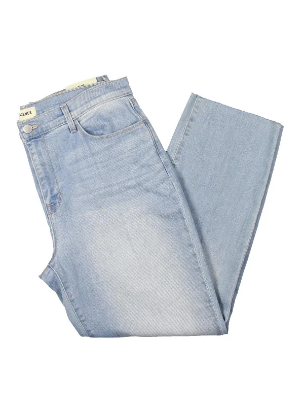 Weekend Deals to Make You Happy Sada Womens Raw Hem Denim Cropped Jeans