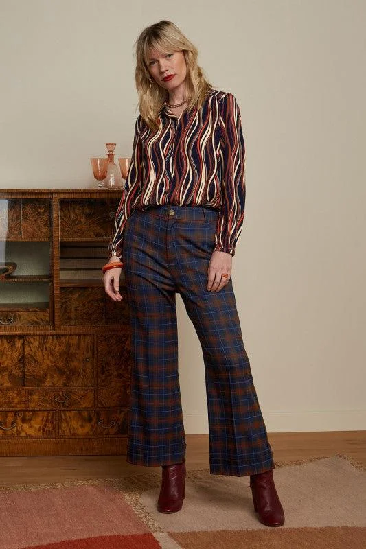 Weekend Sale: Don't Miss Out Weekend Sale: Don't Miss Out King Louie Lisa Culotte Pandora Check in Blue