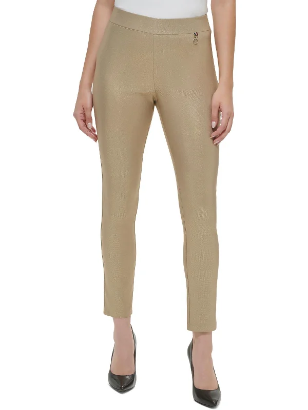 Weekend Bargains to Snag Womens Mid Rise Tapered Leg Straight Leg Pants
