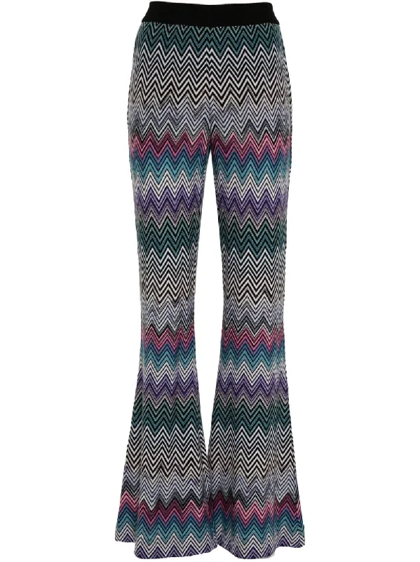 Weekend Savings Bonanza Missoni Women's Trousers Clear blue
