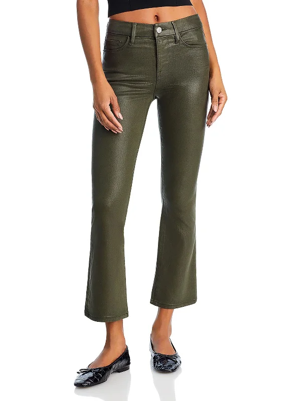 Fantastic Offers Womens High Rise Cropped Bootcut Jeans