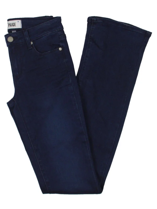 Extra Savings Manhattan Womens Mid Rise Dark Wash Bootcut Jeans