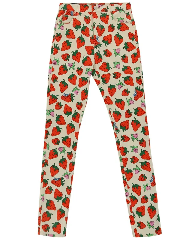 Hurry In Gucci Strawberry Skinny Pant