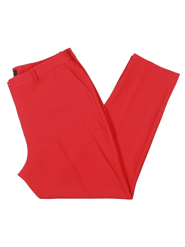 Price Smash Womens High Rise Straight Leg Trouser Pants