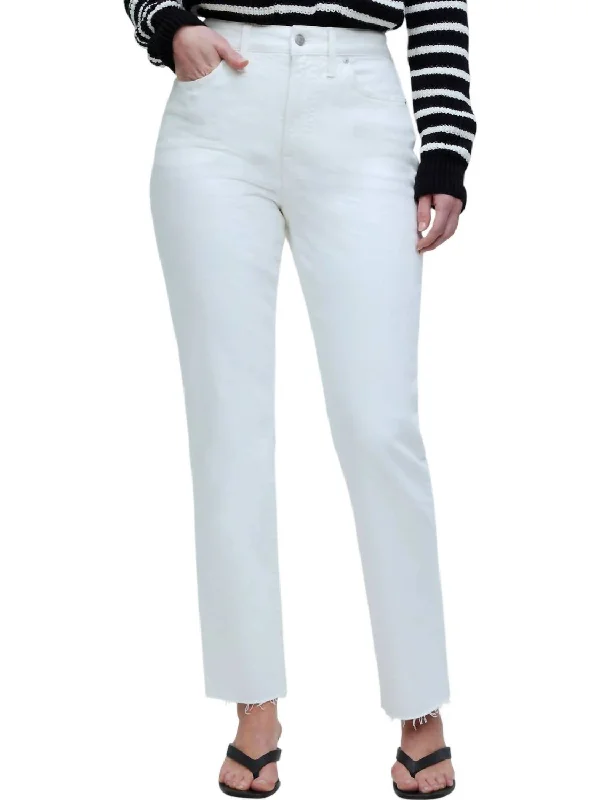 Year-End Sale Curvy Perfect Vintage Jeans In Tile White
