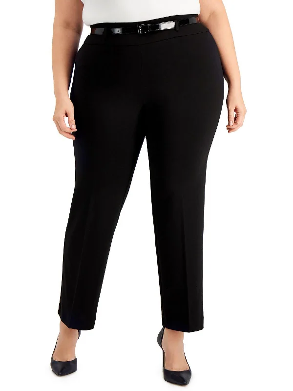 Overstock Plus Womens Casual Pull On Bootcut Pants