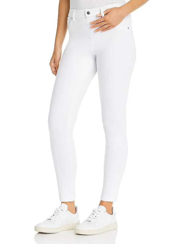 Weekend Deals to Make You Smile Womens Knit Denim Carpi Pants
