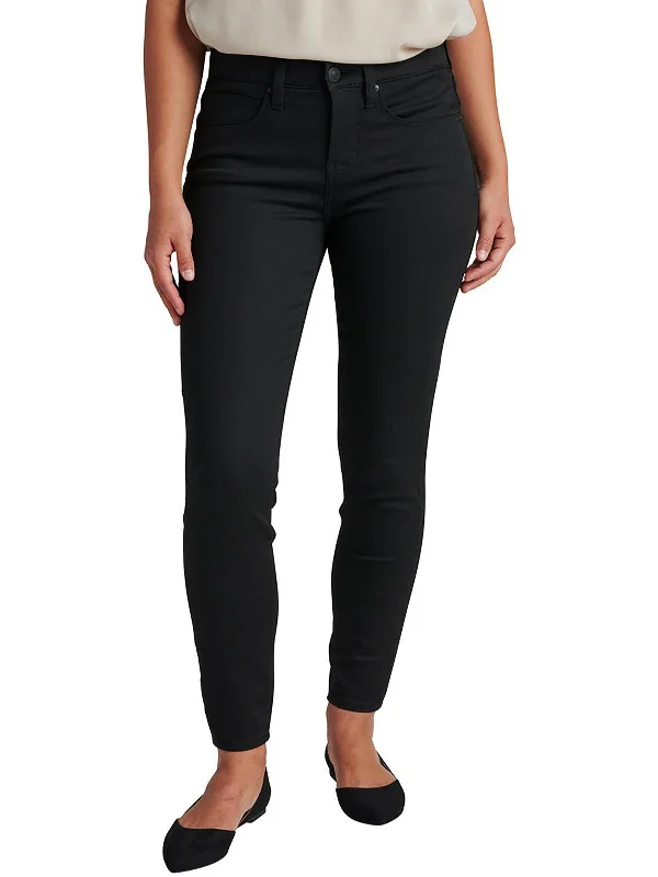 Don't Miss Cecilia Womens Mid-Rise Stretch Skinny Jeans