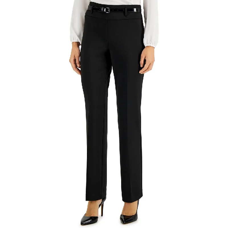Markdown Madness Womens High Rise Belted Bootcut Pants