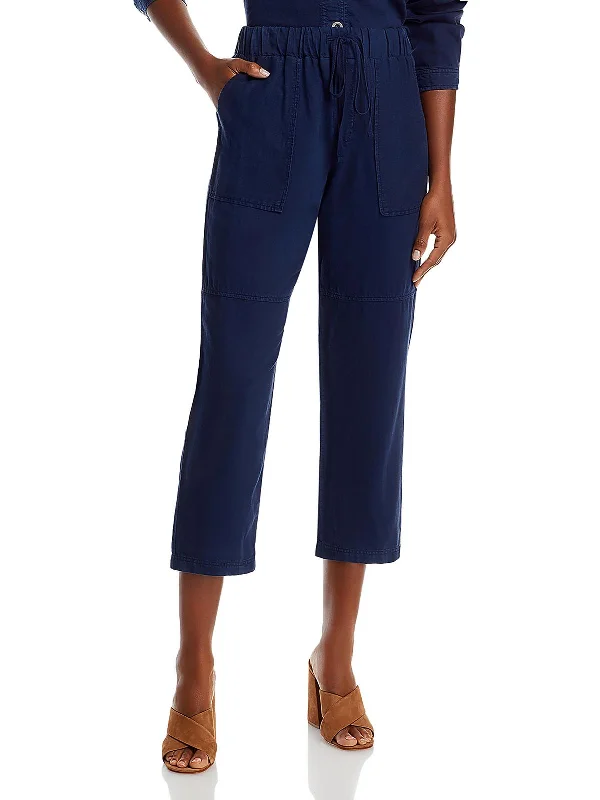Weekend Savings Bonanza Womens Utility Tie Waste Ankle Pants