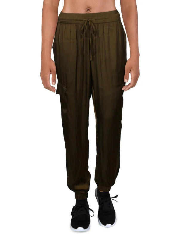 Now or Never Rory Womens High Rise Drawstring Jogger Pants