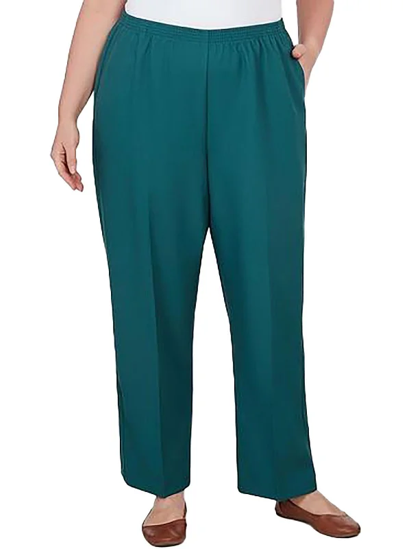 YEAR-End Clearance Womens Classic Fit High Rise Straight Leg Pants