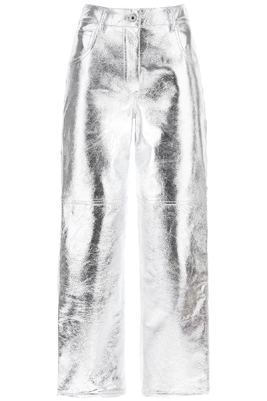 Can't Resist Interior Women's Sterling Pants In Laminated Leather