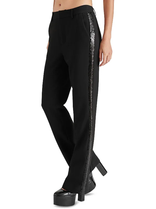 Super Sale Waverly Womens Sequined Stripe Flared Pants